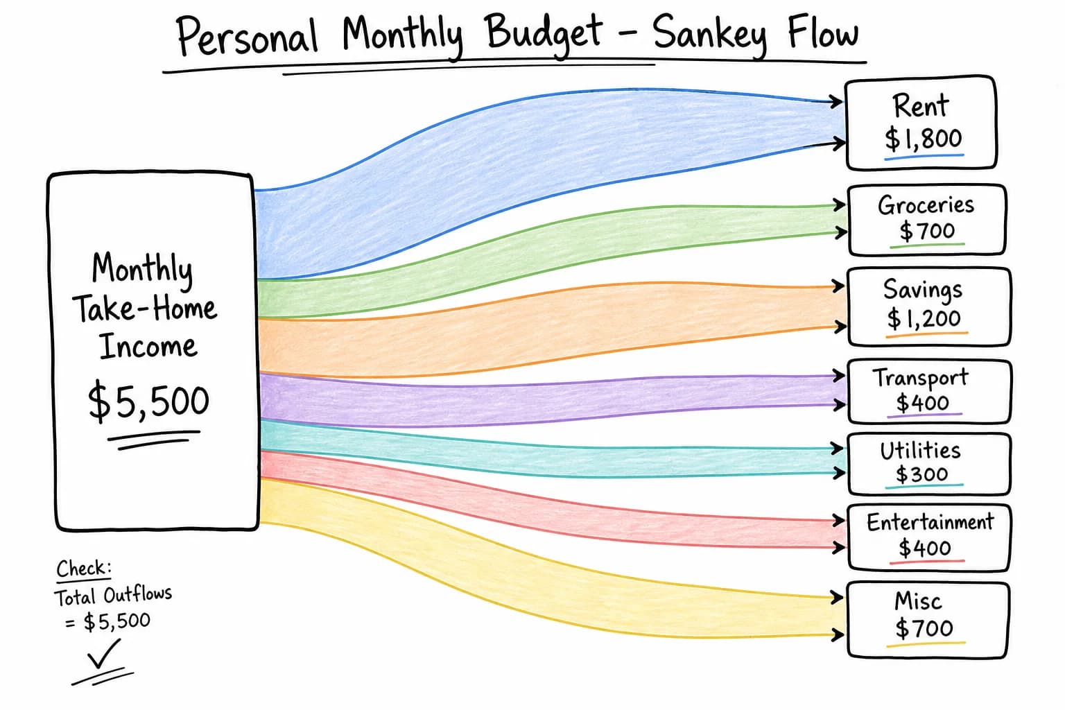 Free Sankey Diagram Maker | AI Sankey Diagram Generator Online